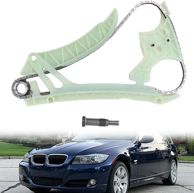 N20B20A Engine Timing Chain Kit Compatible with BMW 125i 220i 328i 428i 320 X1 Z4 F10 2.0L L4 Turbo Engine After-Market Parts Replace#11317592850 11317603944