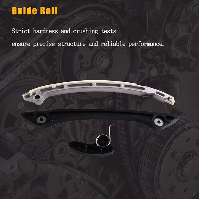 AUCERAMIC CJ5E6C525AD Timing Chain kit with VVT Sprockets Compatible with Ford Explorer Edge Escape Fusion Land Rover Discovery Sport Freelander Range Rover Evoque LV/L538 Lincoln MKC MKZ MKT 2.0L L4