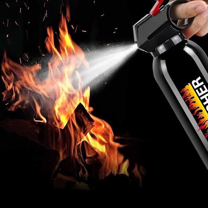 Fire Extinguisher for Home - Car Fire Extinguisher with Mount, Small A B C K Fire Extinguisher, Water-Based Fire Extinguishers for Car/House/Kitchen/Truck/Marine/Boat/Vehicle/utv/rv (3)
