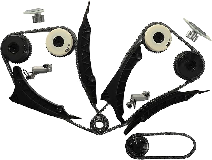 Engine Rebuild Overhaul Kit & Timing Chain with VVT Gear Set Fit for BMW N63B44 4.4L V8 F01 F02 F07 F10 F11 E70 E71 750Li X5 X6 11257556955