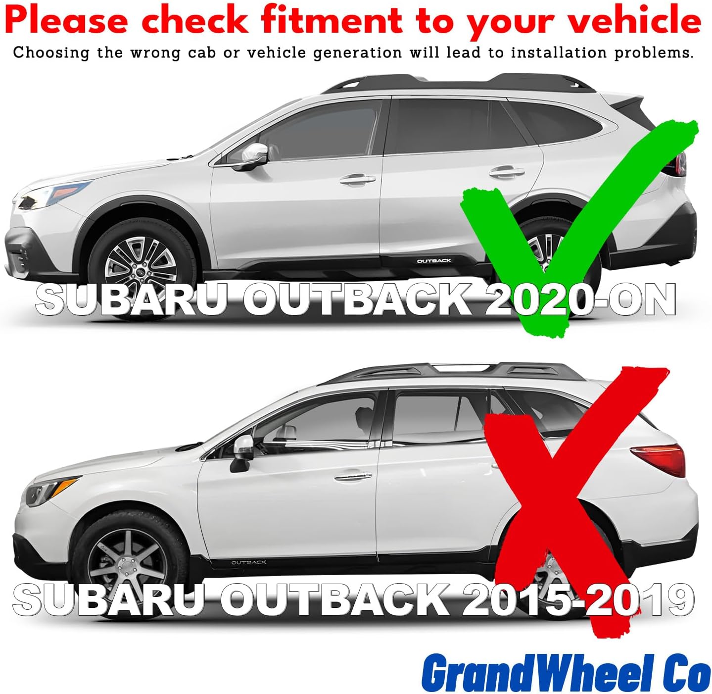 Window Deflectors Smoke Tinted in-Channel Side Window Vent Visor Deflectors Rain Guards Compatible with Outback 2020-2025 - 4pcs. GW0884
