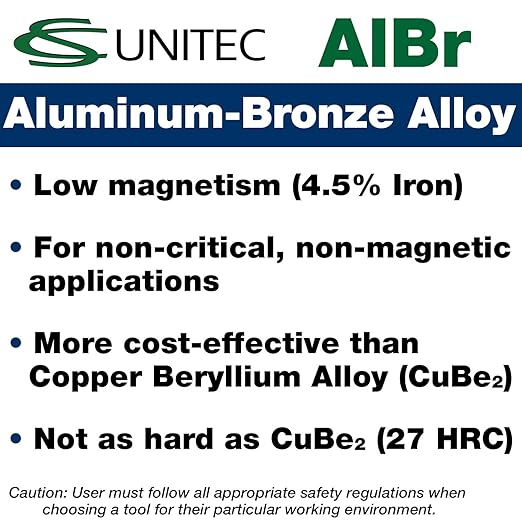 CS Unitec | Non-Sparking & Non-Magnetic Aluminum Bronze Impact Socket Set | 2-1/4 inch 6 Point Socket, 1 inch Drive