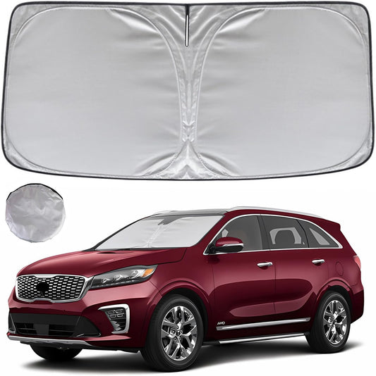 KAYZT Windshield Sun Shade for 2016-2020 Kia Sorento Foldable Sunshade Front Window Custom Fit Car Accessories