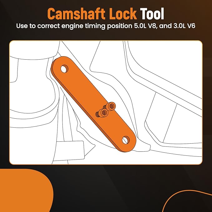 maXpeedingrods Engine Camshaft Alignment Timing Tool Kit for Land Rover Range Rover Sport Jaguar Discovry 4/5 V8 5.0 L V6 3.0L, 12 Pcs