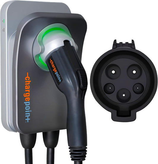 ChargePoint HomeFlex Level 2 EV Charger J1772, NEMA 6-50 Plug for Electric Car - Fast Smart Battery Power Charging at Home for Electric Automobile Vehicles