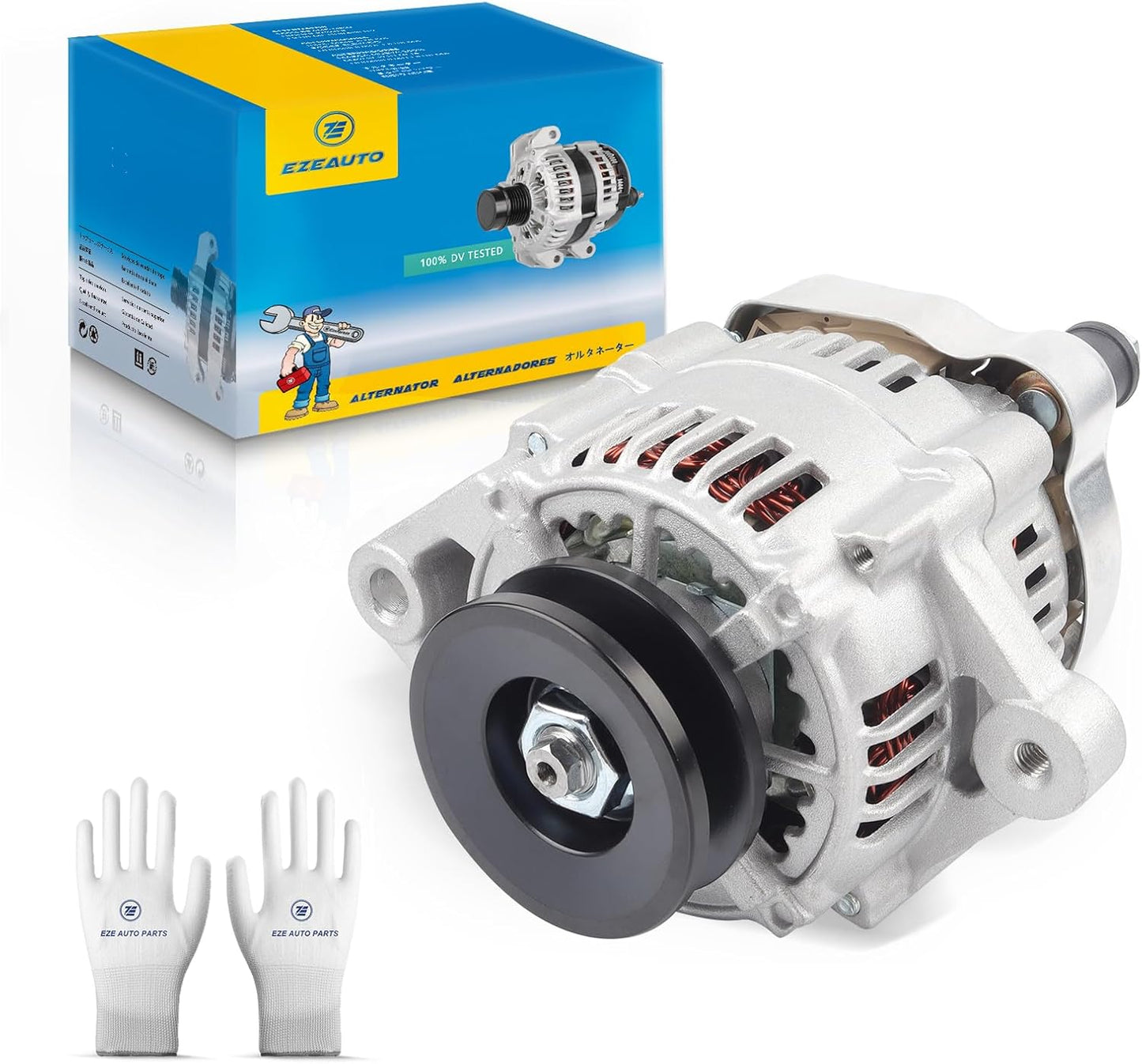 Ezexpreze New Alternator Compatible With Daihatsu Core Hijet Van OE#27060-87201 16241-64010 16241-64011 100211-1640 100211-1650 100211-1680 100211-4450 100211-4660 100211-4690