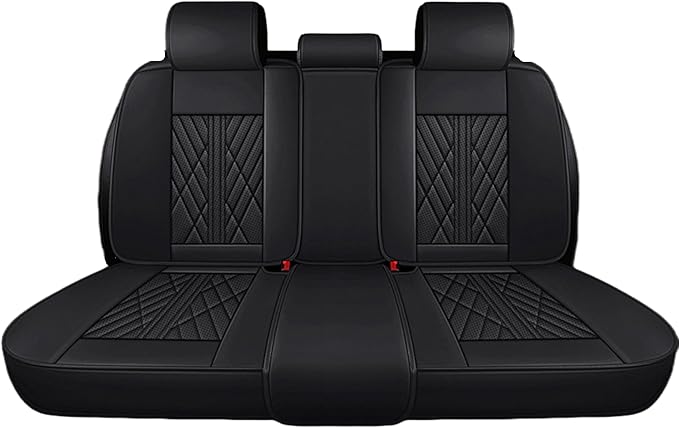Universal Fit Waterproof Breathable Nappa Leather Automotive Vehicle Car Seat Covers Set Cushion Protector for Sedan SUV