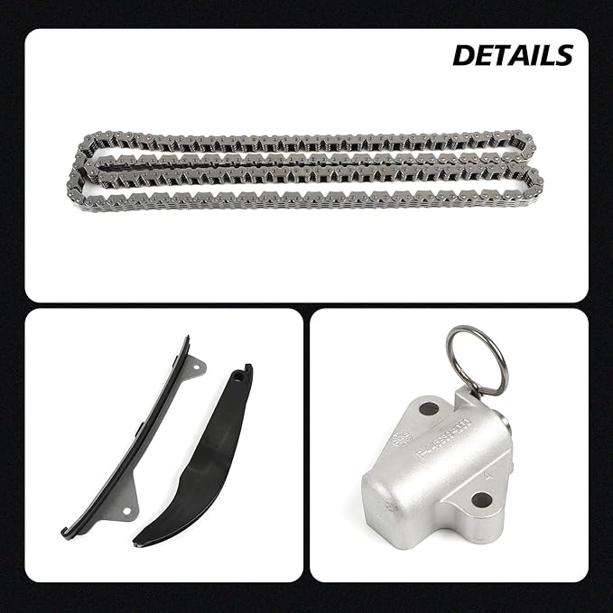 24321-2E000 Timing Chain Kit Compatible with Kia Soul for Elantra L4 Engine NU 2011-1.8L 2.0L Repalce OE 24321-2E000 24410-2E000 24420-2E000 24430-2E000