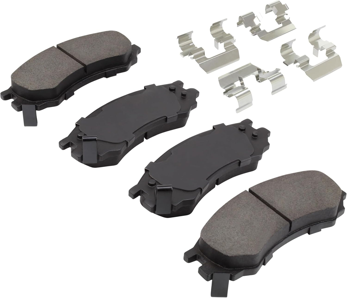 Premium Ceramic Front Brake Pads (1001-0507C) Compatible with Saturn SC1 1996-1993, SC2 1996-1993, SL 1996-1991, SL1 1996-1991, SL2 1996-1991, SW1 1996-1993, SW2 1996-1993