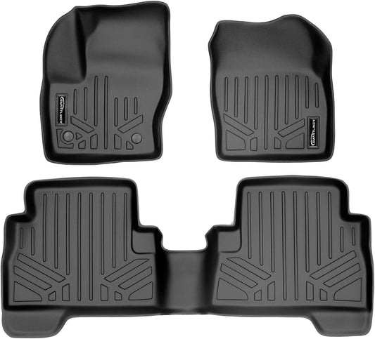 MAXLINER Custom Fit Floor Mats 2 Row Liner Set Compatible with 2013-2019 Ford Escape