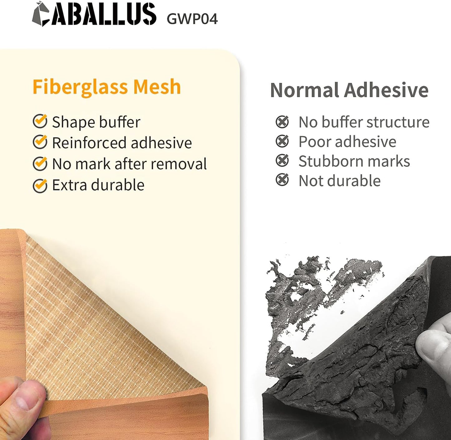 GWP04 Wood Grain Garage Wall Protector Car Door Protectors, Garage Accessories, Parking Stopper for Garage, Tool-Free, Designed in Germany (2-Pack)