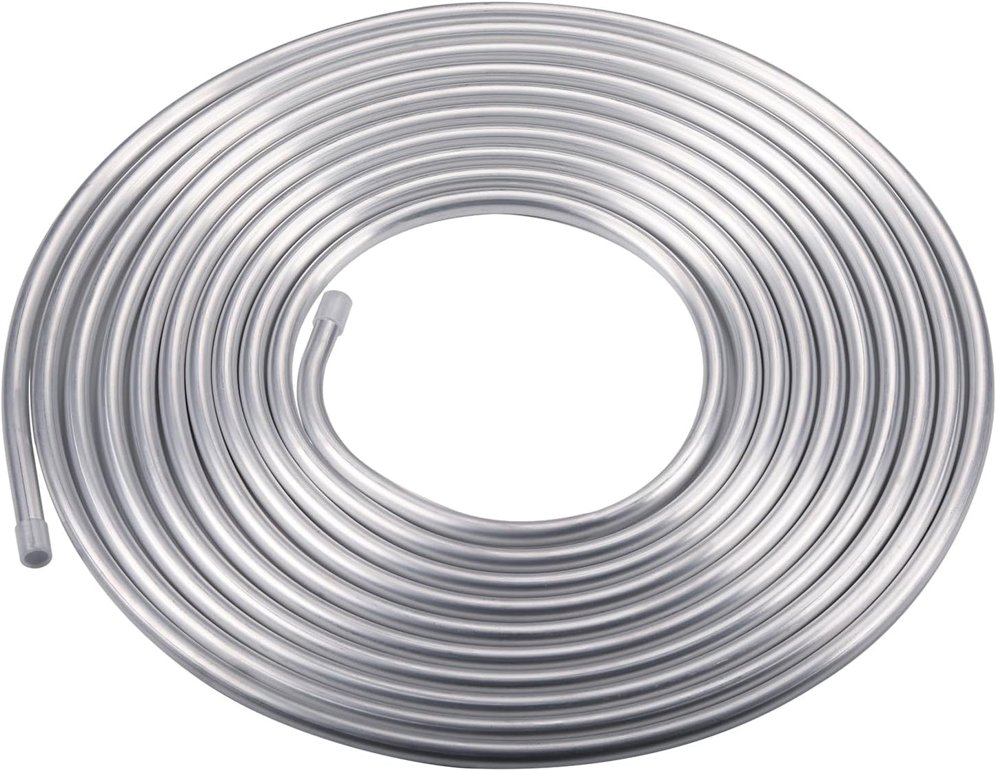 1/2" OD Aluminum Hard Fuel Line Hardline Tube Tubing Coil 25 Feet Roll