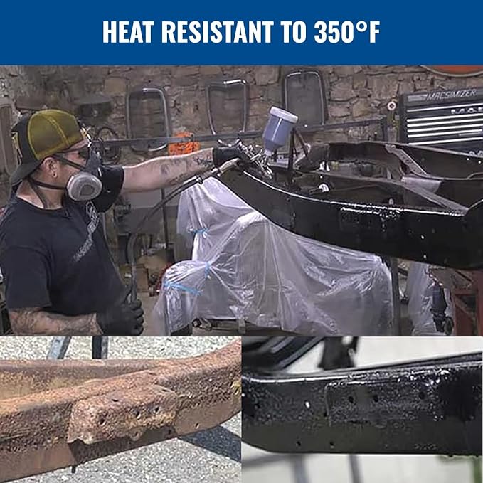 Eastwood Matte Black Rust Encapsulator Plus | Long Lasting Durable Finish 1 Coat Maximum Rust Protection | Heat Resistance up to 350 degrees Fahrenheit | Matte Black | Pint 4 Pack
