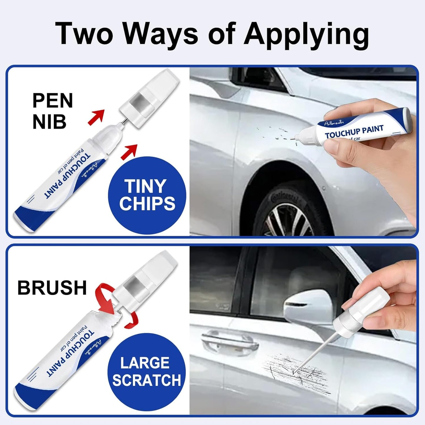 Black(PX8) Touch Up Paint for Dodge-Exact Match–Chips and Nicks Car Paint Scratch Repair Kit Automotive Paint Pen for Challenger/Durango/Grand Caravan/Charger/RAM
