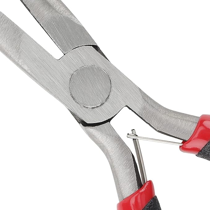 10 PCS 6 Inch Extra Long Needle Nose Pliers, Mini Precision Jewelry Pliers with Comfort Grip, Needle Nose Pliers for Jewelry Making, Repair, Crafts