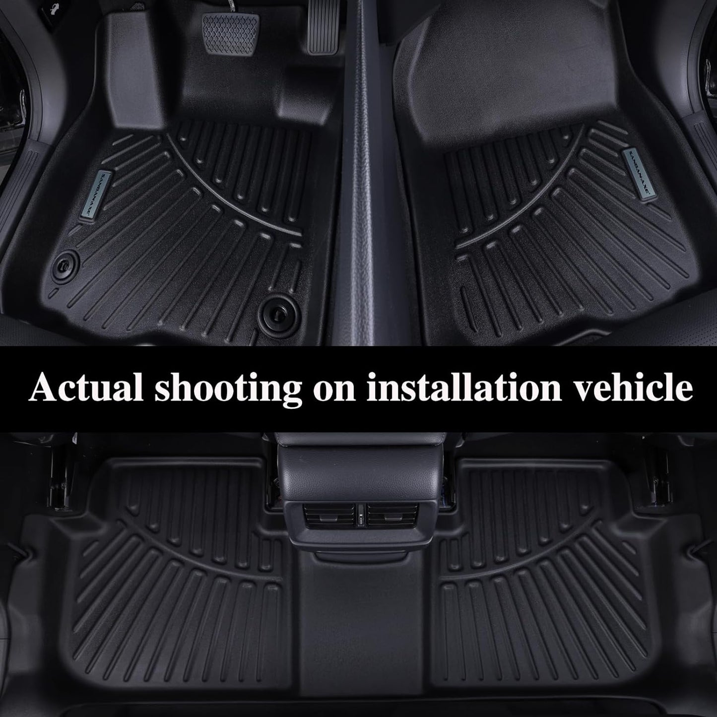 Cargo Liner Trunk Mats for 2011-2025 Honda Odyssey, TPE All Weather Protection Car Trunk Mat Accessories-Black