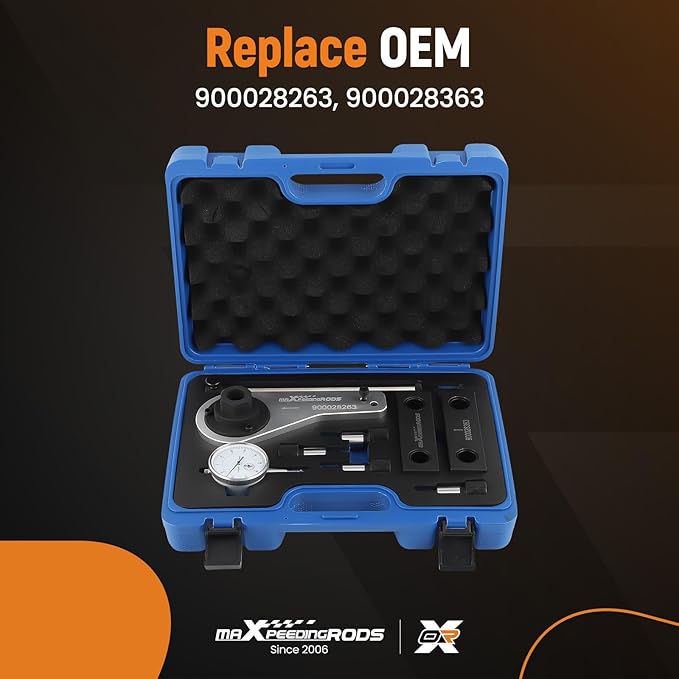 maXpeedingrods Engine Timing Tool Kit for Maserati Ghibli Quattroporte Levante 3.0T M156B M156C M156D Engine, Camshaft Locking Timing Tool 900028263 900028363, 9PCS