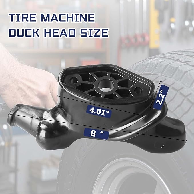 Tire Changer Duck Head 4-120129B,Tire Machine Duck Head,Wing Style Black Plastic Duck Head for Workshop tire Changer (4, Black-4)
