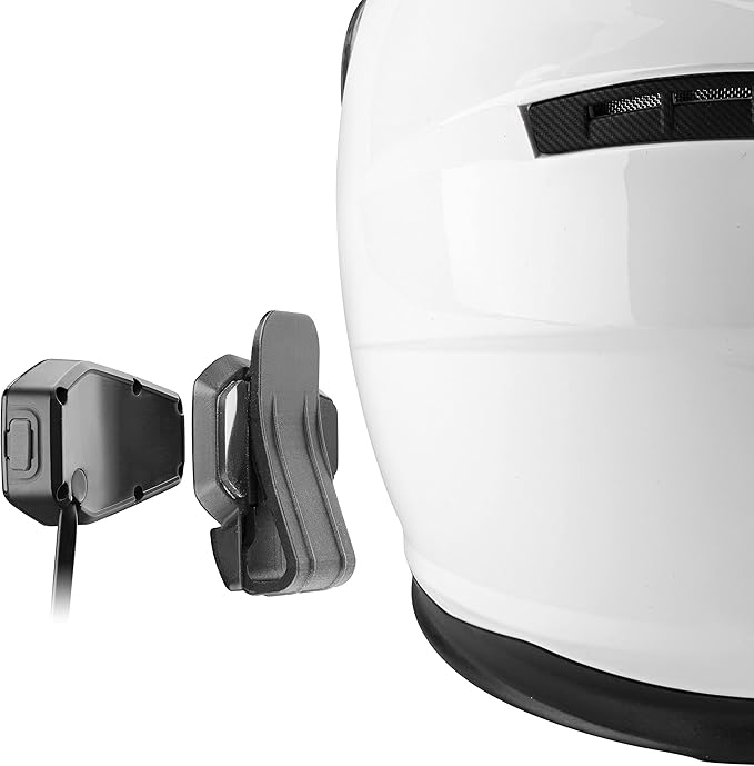 INTERPHONE UCOM3 - Motorcycle Bluetooth Communication System - 2 Riders up to 500Mt Range - Battery 10Hr - Helmets Headset Compatible TFT and GPS - DSP and Noise Control - Waterproof IP67 - Single