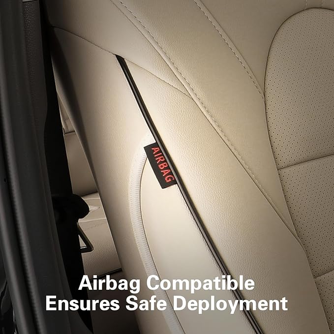 EKR Camry Seat Covers for Toyota Camry XSE,XLE 2025 2026 Waterproof Leather Car Seat Cover Full Set for Trucks SUV-Faux Leather (Beige)