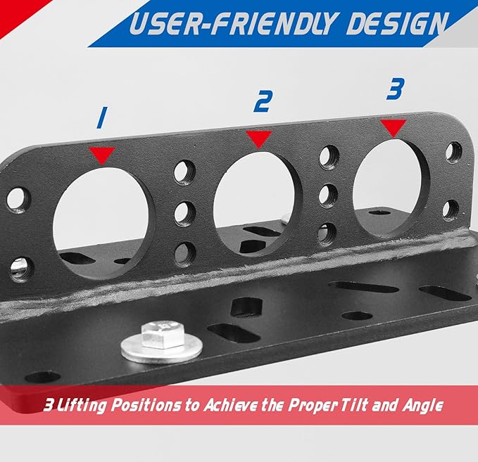 LS Engine Lift Plate for Chevy Ford SBC BBC LSX Engine Motor Carb Hoist Lifting Stand Universal Engine Lift Plate Black