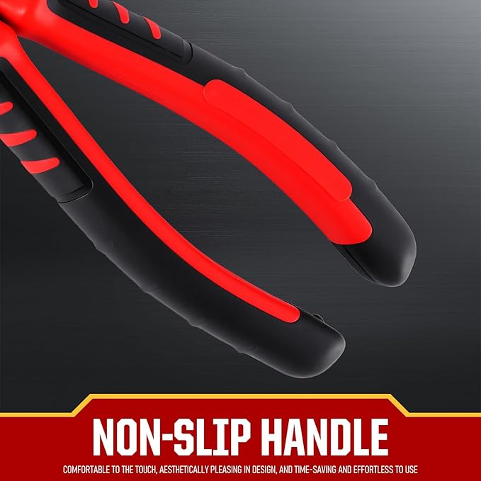 7" Diagonal Cutting Pliers, Heavy Duty Side Cutters, Wire Cutters For Electrical Appliance Repair, Cable, Electronic Production, Industrial Work, Fine Cutting, Model Making Comfort Grip