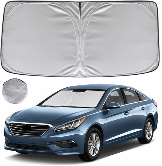KAYZT Windshield Sun Shade for 2015-2019 Hyun-dai Sonata Foldable Sunshade Front Window Custom Fit Car Accessories