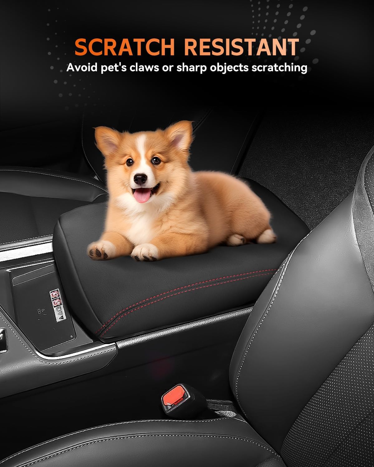 CDEFG for 2024 2025 Lexus GX 550 Center Console Cover Armrest Box Cover for GX550 (Premium, Premium Plus, Luxury, Luxury Plus, Overtrail, Overtrail Plus) Accessories Console Arm Rest Protector