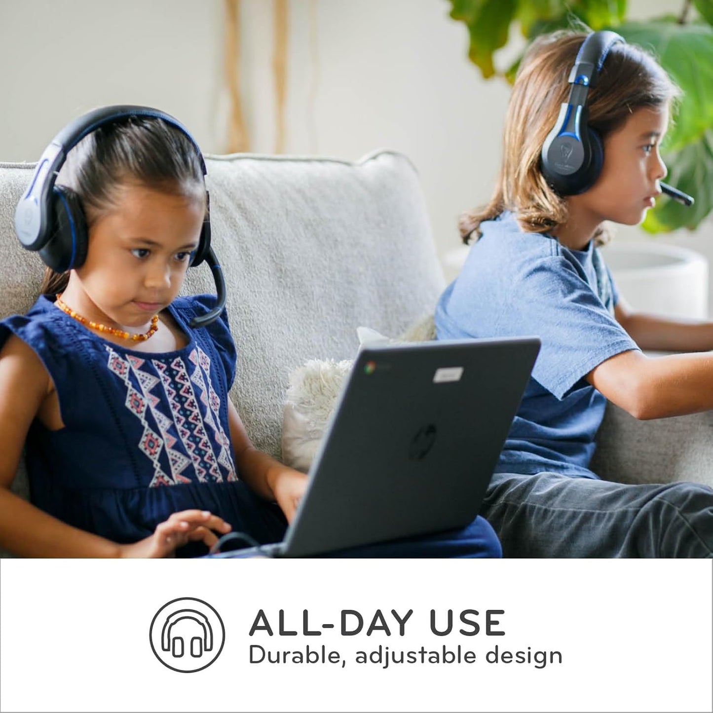 ThinkWrite Technologies TWT Audio Duro, TW220 (2nd Gen) | Premium Over-Ear Wired Headset with Noise Reducing Microphone (USB-A Connection)