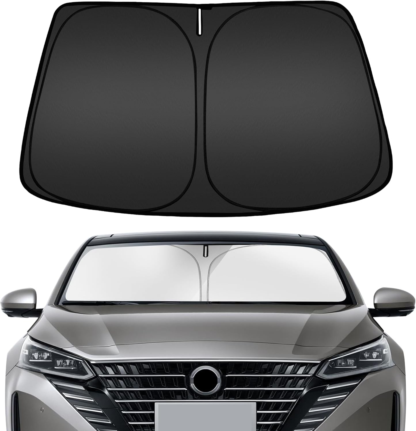 ARISMOTOR Windshield Sun Shade for Ni-ssan Altima 2019-2025, Custom Fit Foldable Front Window Sunshade Sun Visor Protector, Block UV Rays Keep Your Car Cooler