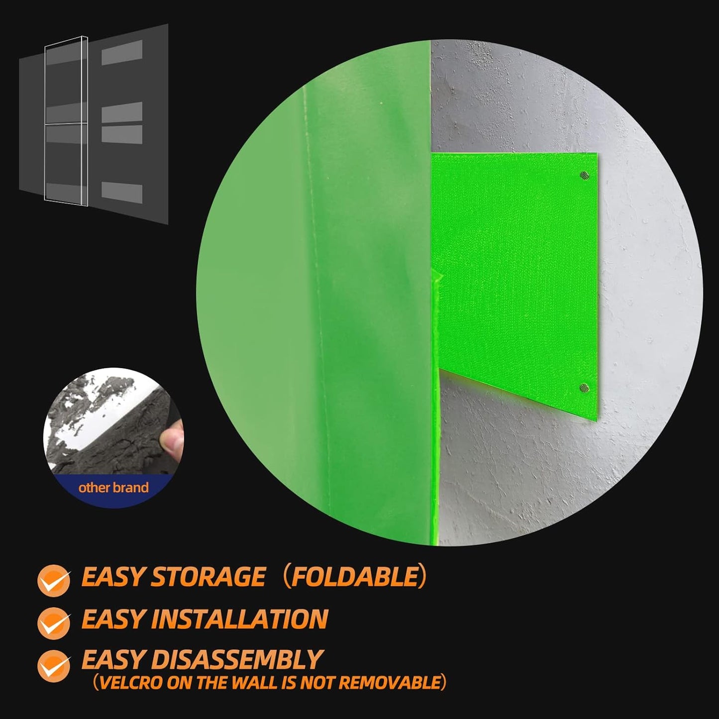 PROGOAL 2"/4" Thick Foam Protection Wall Pad，Gym Basketball-Court Protectors，Durable Waterproof Padding for Wall-Mounted Basketball Hoops(60" L x 20" W)…