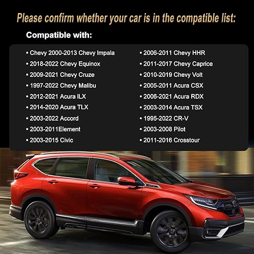 20PCS 12x1.5 Black Cone/Conical Bulge Seat Wheel Spike Lug Nuts with 1 Socket Key Compatible with Chevy Impala 2000-2013, Cruze 2009-2021, Accord 2003-2022, Civic 2003-2015, CR-V 95-22, Element 03-11