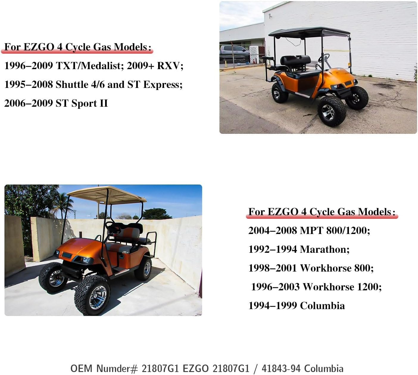 LOSTAR Golf Cart Brake Drum Hub Assembly with 30 Splines Compatible with 1991-up EZGO TXT RXV Marathon Medalist 4 Cycle Gas Replaces 21807G1