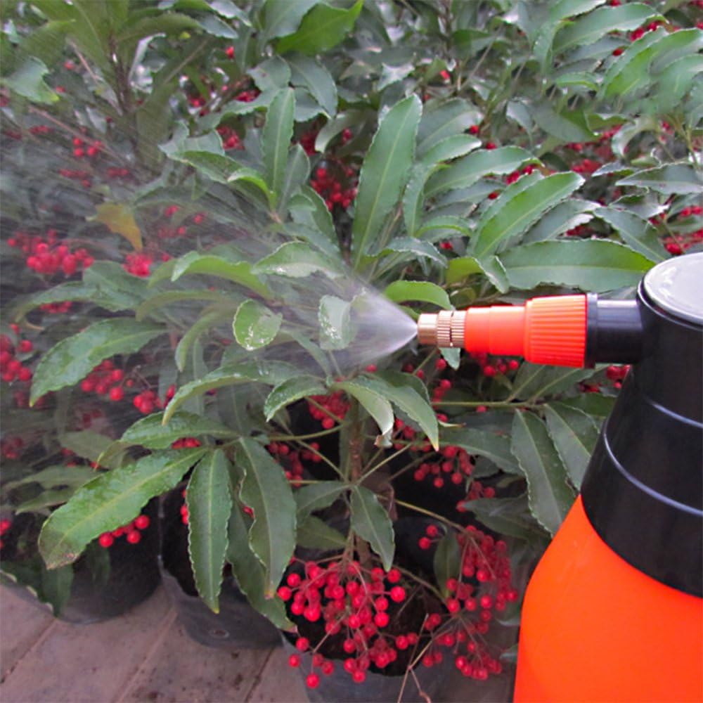 MyLifeUNIT Hand Pressure Sprayer, Spray Bottle with Adjustable Pressure Nozzle for Plants, 35 OZ