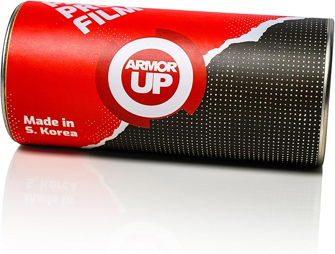 [ARMOR UP] 12"x 60", Clear Paint Protection Film Roll for Cars, Full-Size Trucks or SUVs. 8-mil Thick, Non-Yellowing, Optical Clarity, UV Protection, Self-Healing, Gloss Finish