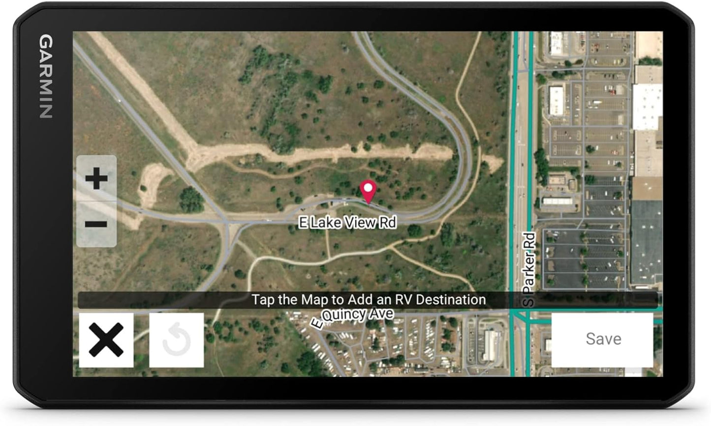 Garmin RV Cam 795, Large, Easy-to-Read 7” GPS RV Navigator, Built-in Dash Cam, Automatic Incident Detection, Custom RV Routing, High-Resolution Birdseye Satellite Imagery