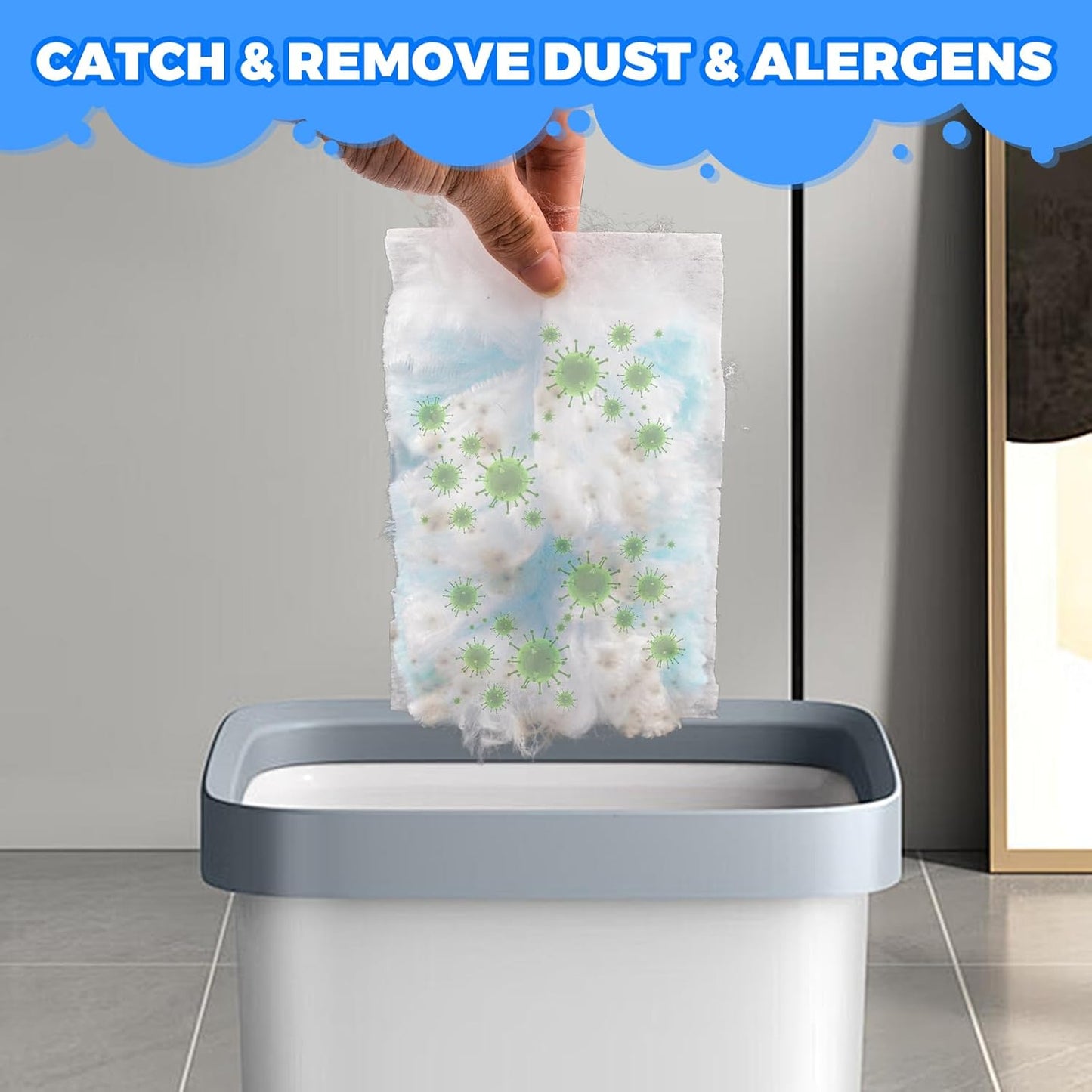 Duster Refills Compatible with Swiffer Heavy Duty Duster Refill,1 Handle+10 Count Dusters for Swiffer Duster Kit,Dusters for Cleaning/Car/Electronics/Furniture/Blinds/Ceiling Fan Cleaner