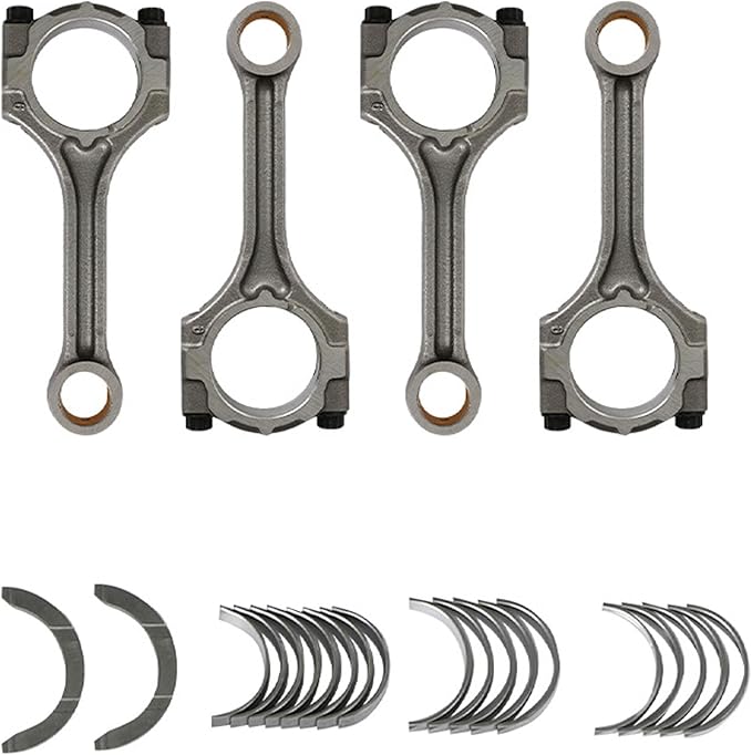 G4FJ 1.6 Engine Crankshaft Piston Connecting Rod Kit w/Bearings Fit For Hyundai Accent Sonata Verna Veloster Elantra Tucson Kia Forte Optima 1.6L 2011-2022 23110-2B710 235102B700