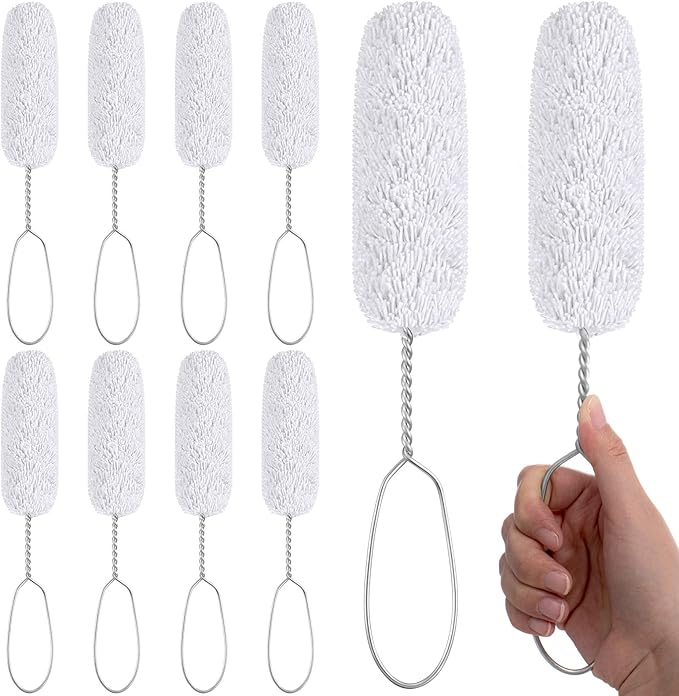 10 Pack Tire Lube Brush Applicator Swabs 11.8 Inches Extra Long Handle Tire Lubricant Applicator for Changing Tires