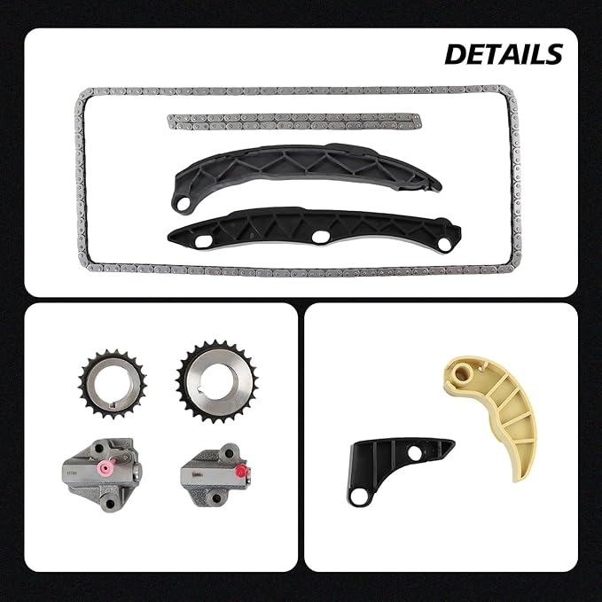 24322-2G111 24321-2G111 Timing Chain Kit Oil Pump Gear Fits for Sonata Optima Sorento Sportage G4KJ G4KC 2.0L 2.4l Engine Timing Chain Aftermarket Parts