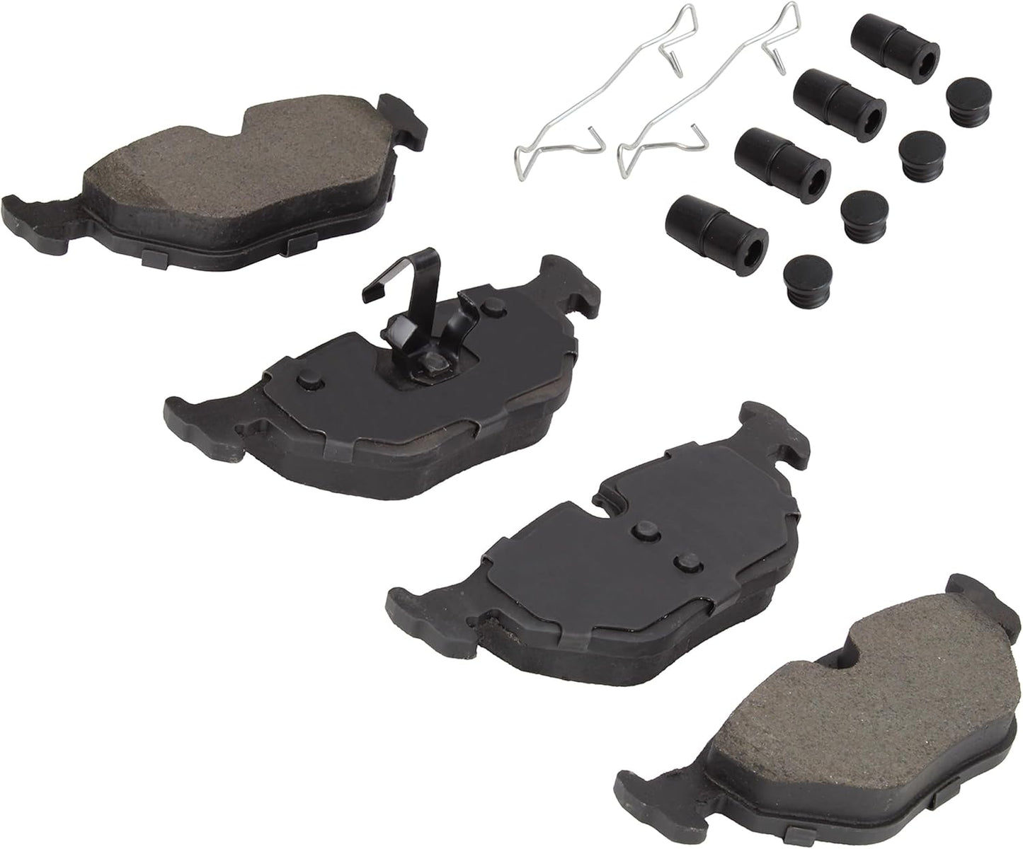 Premium Semi-Metallic Rear Brake Pads (1001-0692BM) Compatible with Saab 9-5 1999-2010