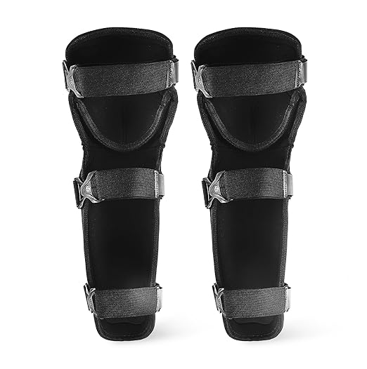 Scoyco Motorcycle Knee and Shin Guards – Motocross Knee Pads Adjustable TPU Protective Gear for Road Cycling