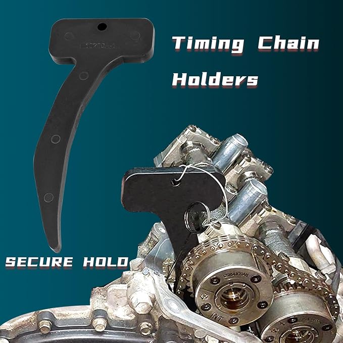 Camshaft Phaser Timing Chain Tool, Camshaft Holding Tool Crankshaft Pulley Wrench Compatible with VW Chrysler Dodge 3.6L Pentastar Engine, Replace 10369 10200A 10202 10198A 2025200090