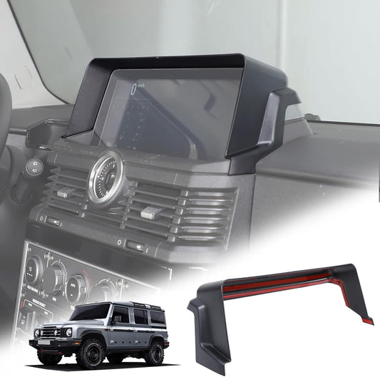 Car Navigation Screen Protector Sunshade Compatible with INEOS Grenadier 2020-2024 Car Navigator Sun Shade Anti Reflective ABS Interior Accessories