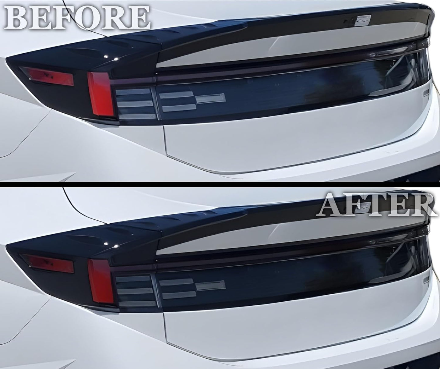 BOGAR TECH DESIGNS Precut for Hyundai Sonata 2024-2025 Full Headlight Taillight Tint Kit, Light Smoke