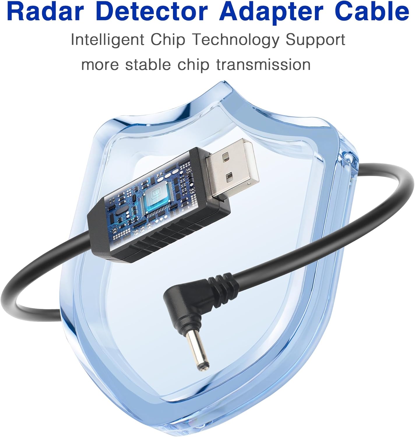 Radar Detector Power Cable for Cobr RAD350 380 450 480i 700i XRS9370 955 5300 9940 SPX 5300 5521 7700 ESR700 ESD737 767 SLR Vendetta 500,Power Cord for Cobr,Car Replacement Charging Cable 3.3ft