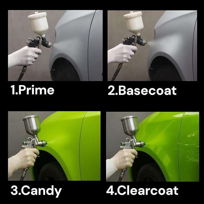 LiME LiNE 4 oz Transparent Candy Concentrate, Solvent base Automotive Paint (Red Candy 4oz)