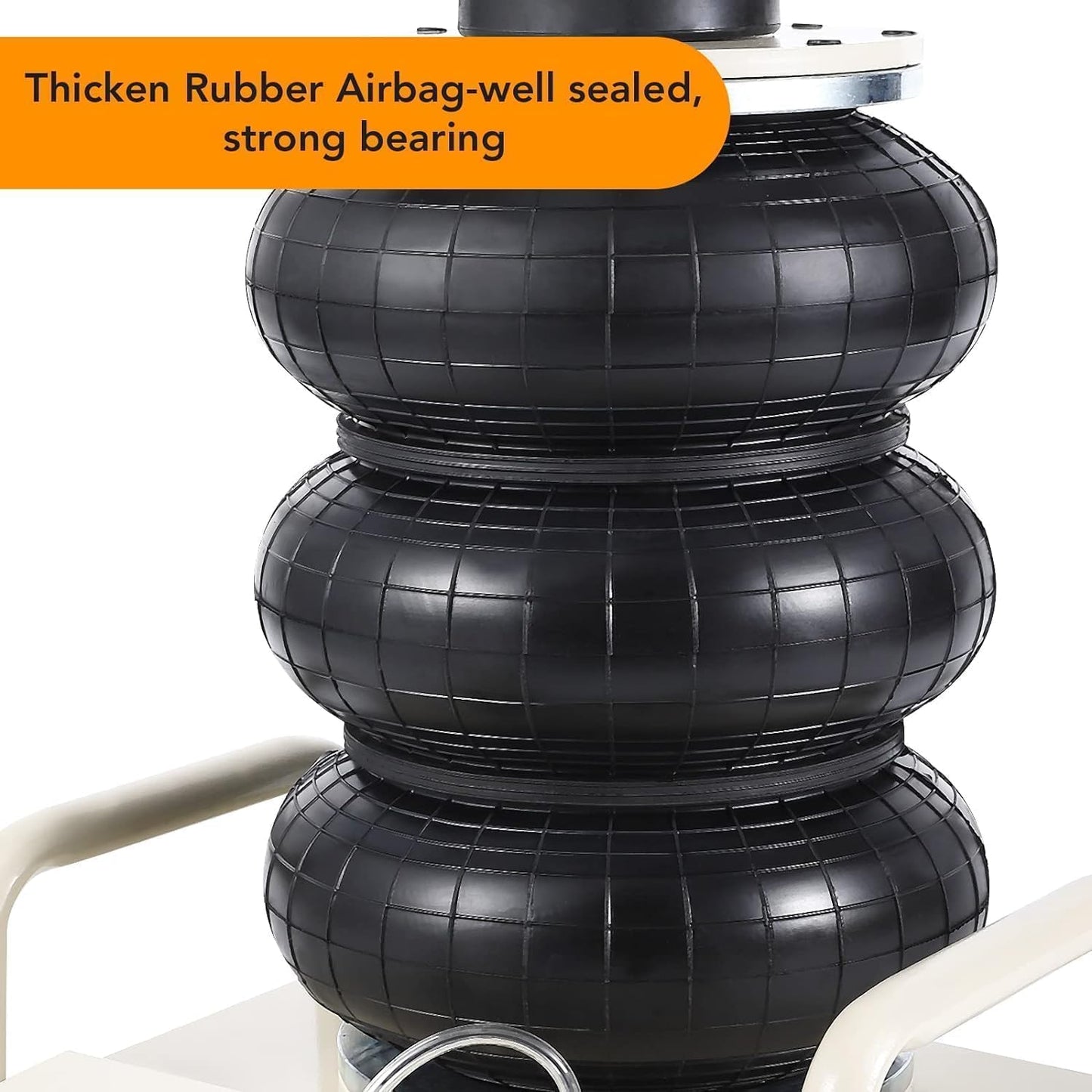 Air Jack,Heavy Duty 3 Ton/6600 lbs Air Bag Jack-3-Ply Pneumatic Lift up to 17.7 inch/450 mm for Cars/SUVs,Portable with Two Handles