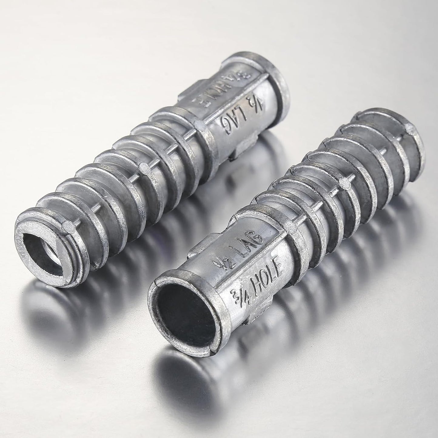 Wensilon(50pcs) 1/2 * 3 Lag Shield Anchor Long Zinc Alloy Bolts Concrete Anchors, Zinc Alloy Masonry Anchors Hole