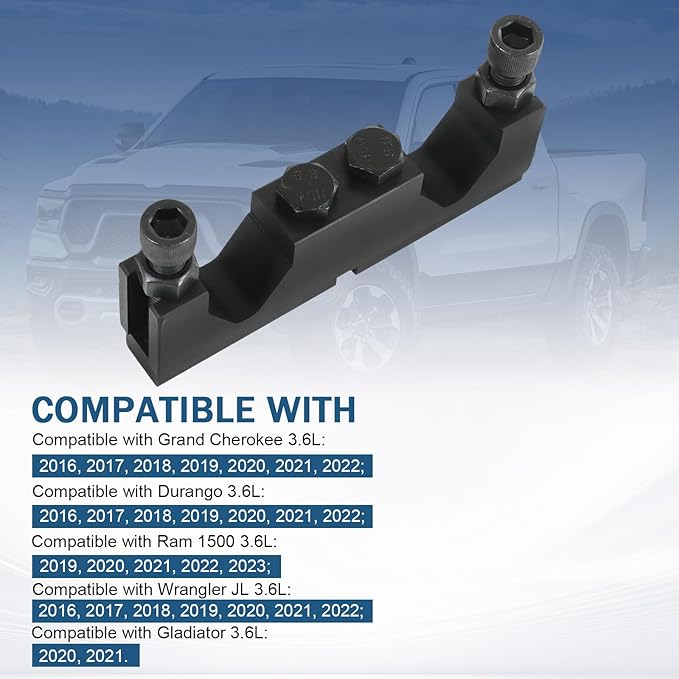 Camshaft Holding Tool Cam Locking Timing Tool Compatible with Chrysler/Grand Cherokee/Durango/Ram 1500 / Wrangler JL/Gladiator 3.6L PHEV WD WK JL DT Engines